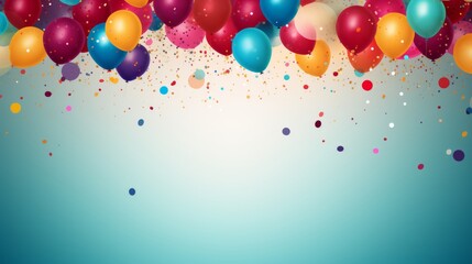 Colorful and vibrant background to set the mood for a happy birthday