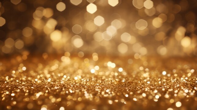 Glittering gold background perfect for luxurious compositions