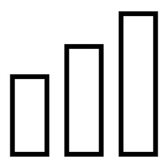 Graph vector icon