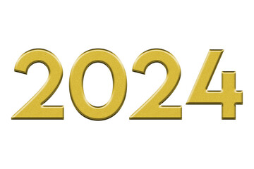 2024 New Year Vector Illustration: A Vibrantly Design in a Stylish and Trendy Format to Celebrate the Happy New Year