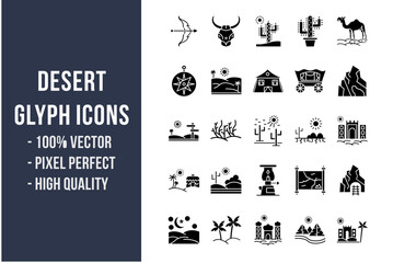 Desert Glyph Icons