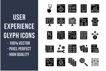 User Experience Glyph Icons