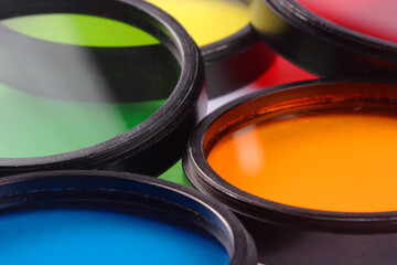 Colorful photography filters