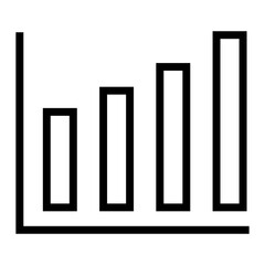 Bar Chart Value vector icon