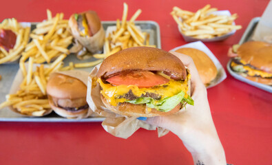 Fast Food Burger and Fries 2