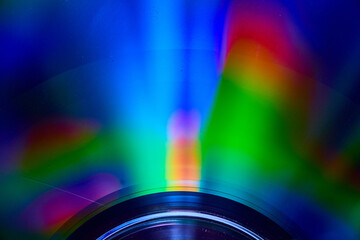 Abstract art aurora lights with black curved dome at bottom center in background asset