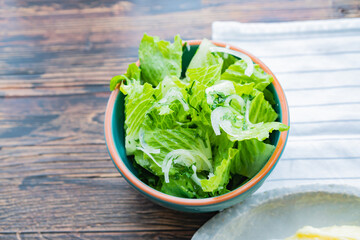 Salat Blatsalat Salate grün in schale 