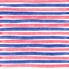 Red Blue Stripe Hand Drawn Background