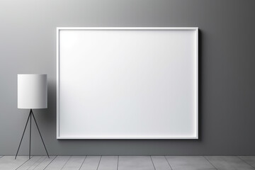 empty frames on wall, empty room with a frame, blank white door, empty white room