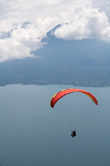 Paragliding in lake atitland guatemala