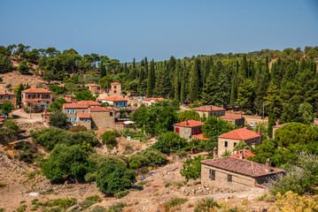 Adatepe is an old Turkish village in Kucukkuyu, Canakkale. , Zeus watched the Trojan War from an...