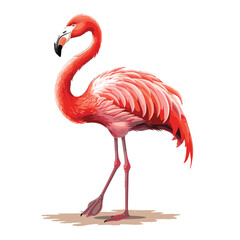 Watercolor Flamingo Vector 