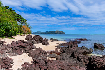 Rocks at the beach in Nacula