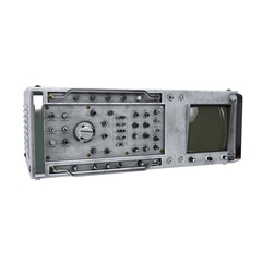 Fototapeta premium Military Radio Device isolated on transparent