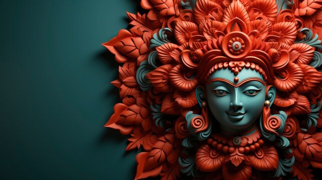 happy durga paja, Generative AI