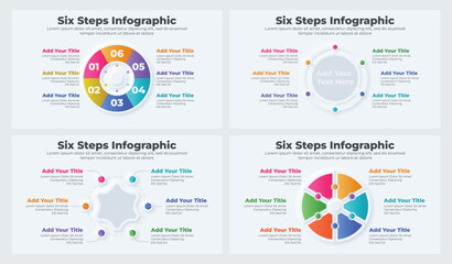 Vector business timeline infographic design elements
