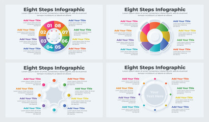 Vector business timeline infographic design elements