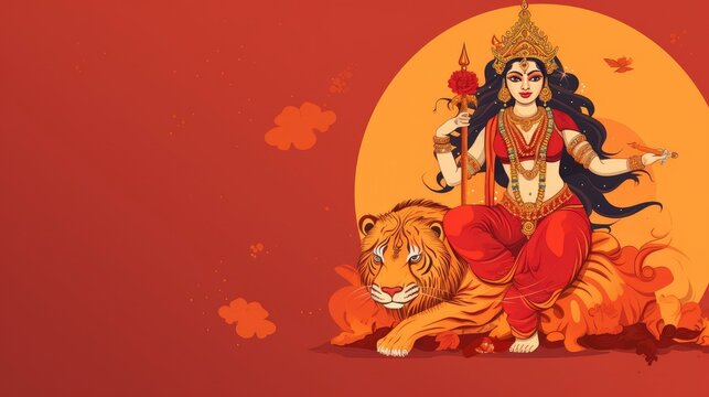 happy durga paja, Generative AI
