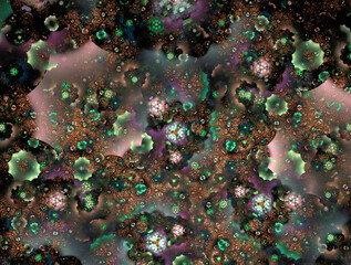 Imaginatory fractal abstract background Image