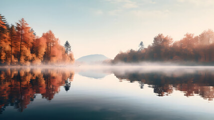 Peaceful Lake Reflection