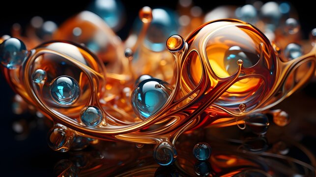Liquid Metal Dreams, Mercury rivers, molten reflections, metallic abstraction, fluid alloys, futuristic industrial, liquid luminescence (Generative AI)