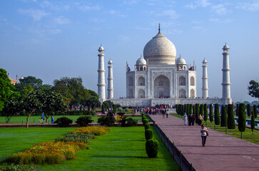 Fototapeta na wymiar Taj Mahal the monument of love