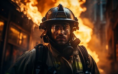 A Courageous Firefighter