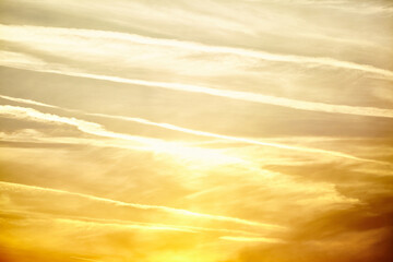 Nuvole al tramonto.