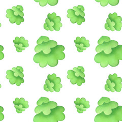 cute watercolor hand drawn Christmas trees background. Coniferous trees green New Year seamless pattern for packaging paper, fabrics, wrapping gifts. Winter holiday wallpaper, print for textile