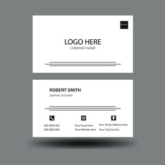 Business Card design template. creative  and clean business card.
