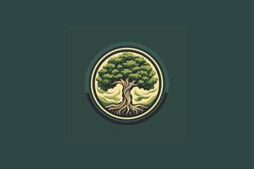 Old Circle Logo Design