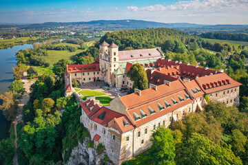 Benedictine abbey in Tyniec by the Vistula River, Poland