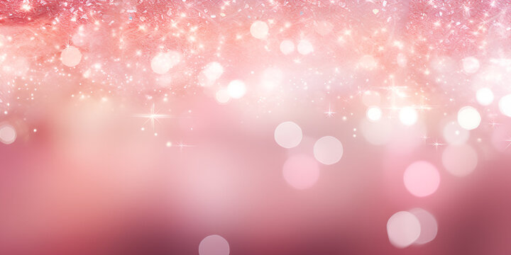 Abstract pastel pink glitter background