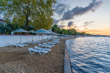 Erdek Beach view in Bandirma Town of Turkey