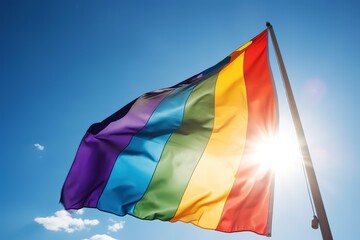 Happy Pride Day. Pride Month Concept. Pride Month Background. Pride Month Theme. Generative Ai.
