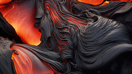 Obraz premium Lava flow background
