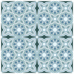 Decorative background seamless vector pattern. Floor, wall, floor tile design.