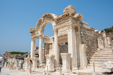 Obraz premium ephesus ruins in izmir turkey