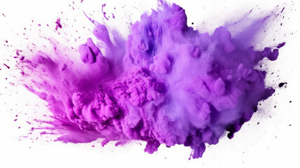 bright purple lilac holi paint color powder festival explosion burst .