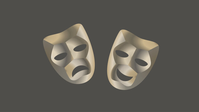 Theatrical Masks Images – Browse 209 Stock Photos, Vectors, and Video