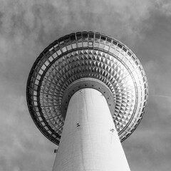 The Fernsehturm (TV Tower) in Berlin, Germany