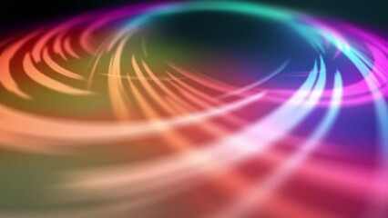 NEON PALETTE graphic abstract modern bright color box dance spotlight light flashing wall modern art design element rotor twist intro amazing computer graphics 4k neon vertical lines dot glowing - Powered by Adobe