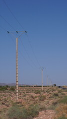 ligne d'electricité