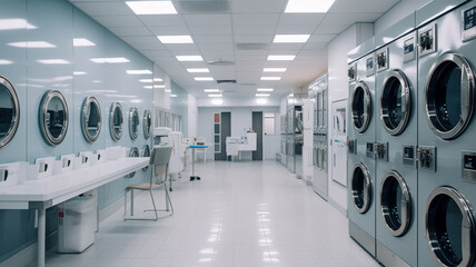 Explore the reliability and durability of our commercial laundry equipment, generative ai