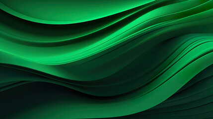 An illustration featuring abstract, organic green lines, perfect as a wallpaper background