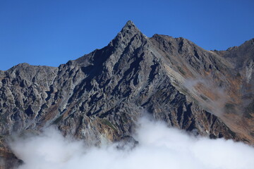 北アルプスの槍ヶ岳