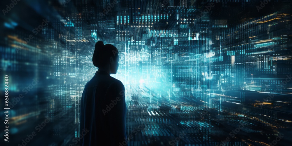 Leinwandbilder digital encoding: a major advancement in data processing and security, leading the way in technologi