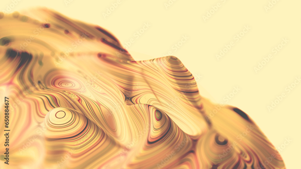 Poster 3d illustration for brochures, leaflets, magazines, business cards, banners and websites. abstract w