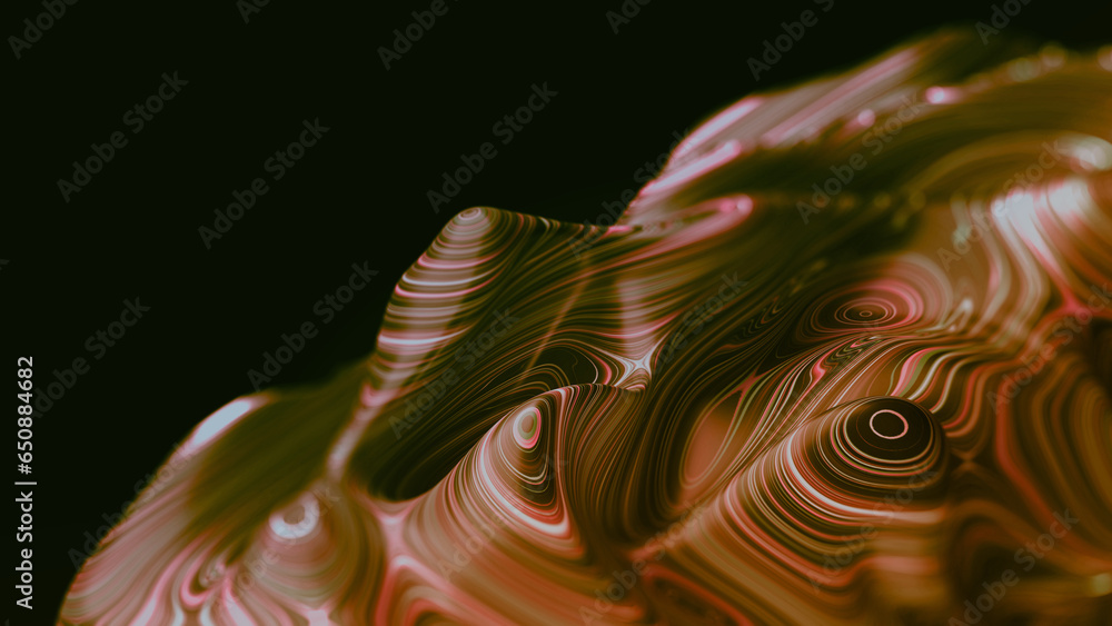 Poster 3d illustration for brochures, leaflets, magazines, business cards, banners and websites. abstract w