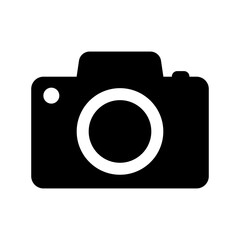 Photo camera vector icon isolated